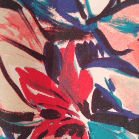 Kasper Sleeveless Floral Blouse Size L Large - Picture 8 of 8